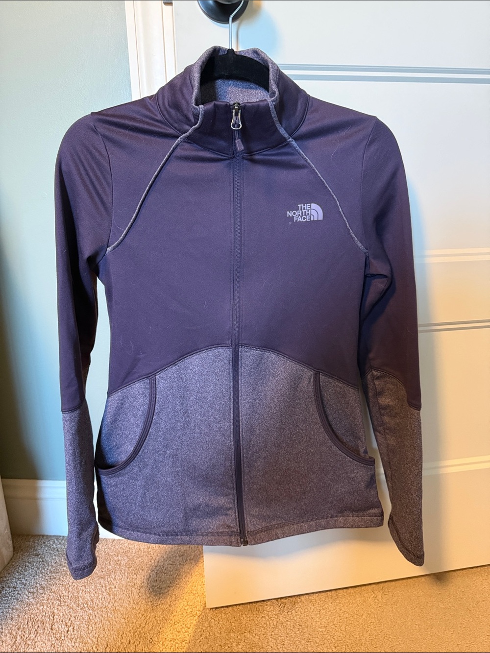 The North Face Two-Tone Purple Full-Zip Performance Jacket